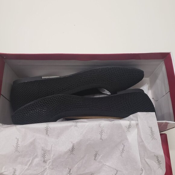 NEW XAPPEAL WOMENS MILANI FLAT - BLACK - Size 7.5 - Picture 2 of 7